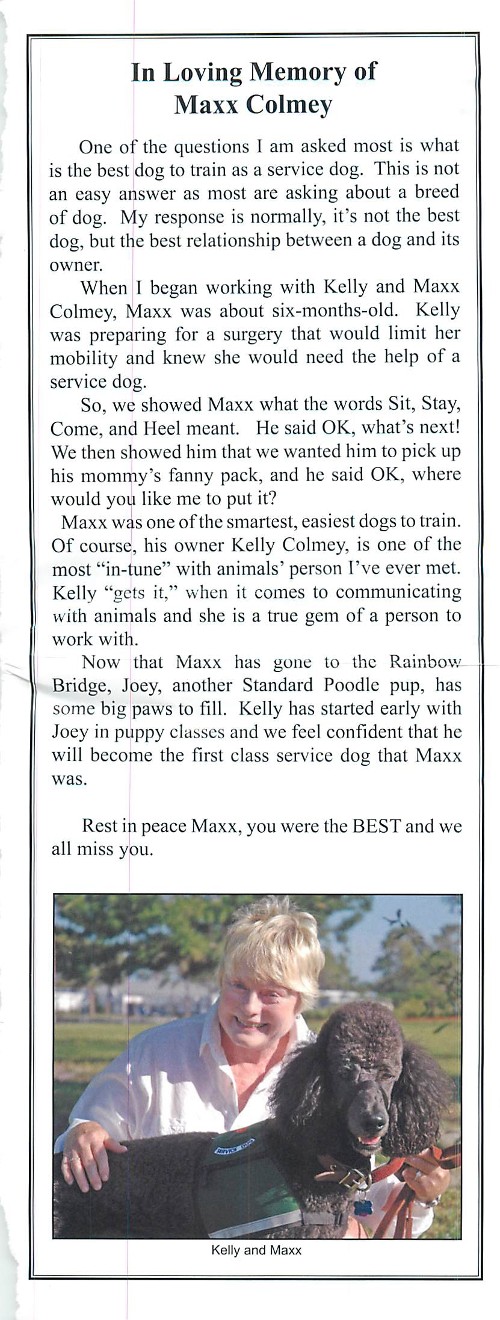 Maxx will forever be in our hearts! In Loving Memory