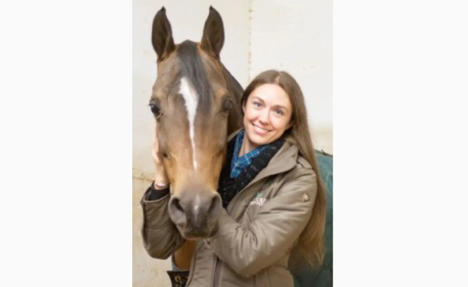 Tamara Stone, massage therapist, with horse Tamara Stone, massage therapist, with horse