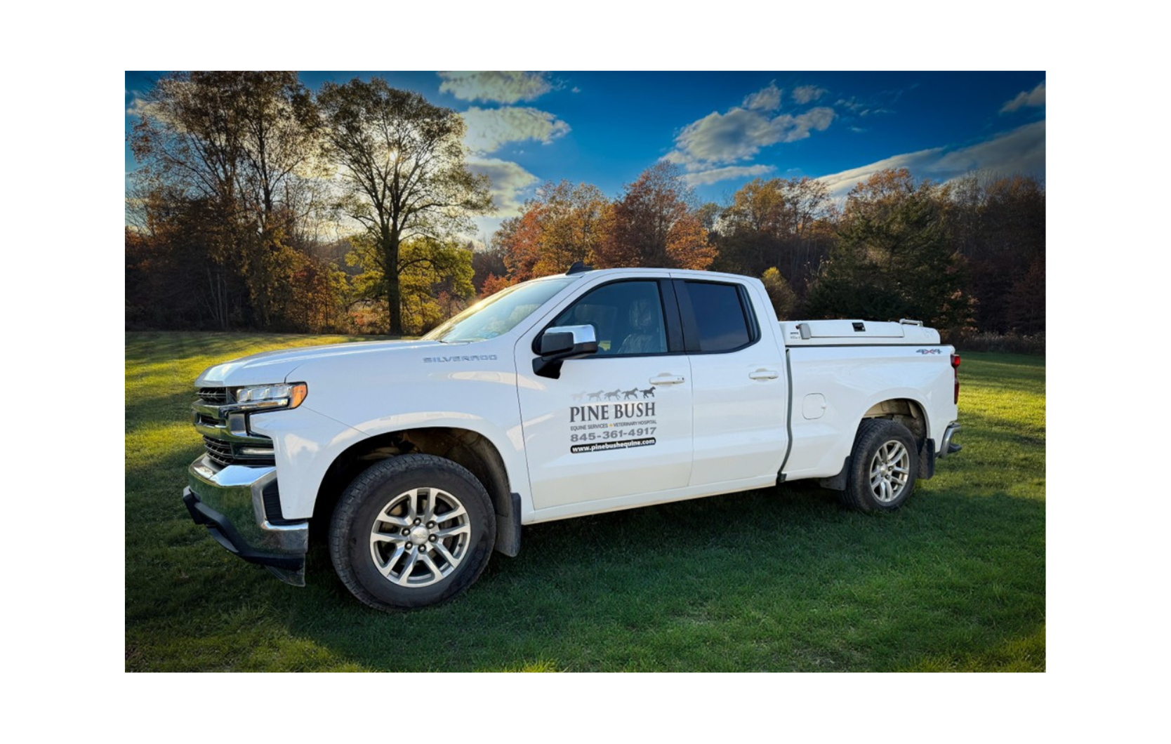 Pine Bush White Truck