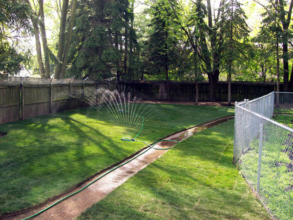 Naperville outside exercise yard