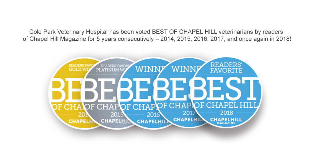 Chapel Hill Magazine Best of Chapel Hill Logos from 2014-2018