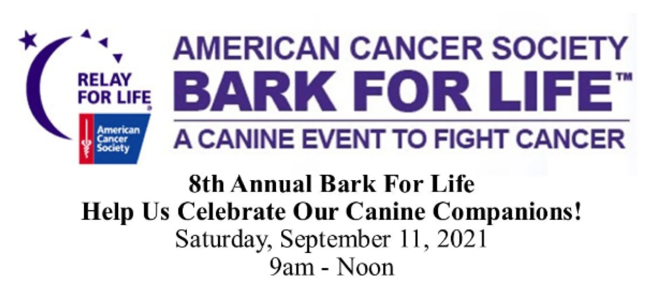 Bark For Life Flyer