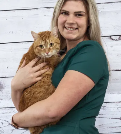 Amber, Veterinary Technician at Clark Animal Care Center
