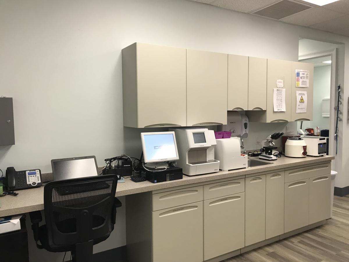 The laboratory equipment used by the Specialists in Companion Animal Neurology (SCAN)'s Naples location