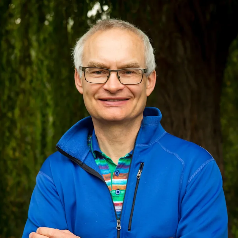 Marco Veenis holding a dog. Marco Veenis holding a dog.