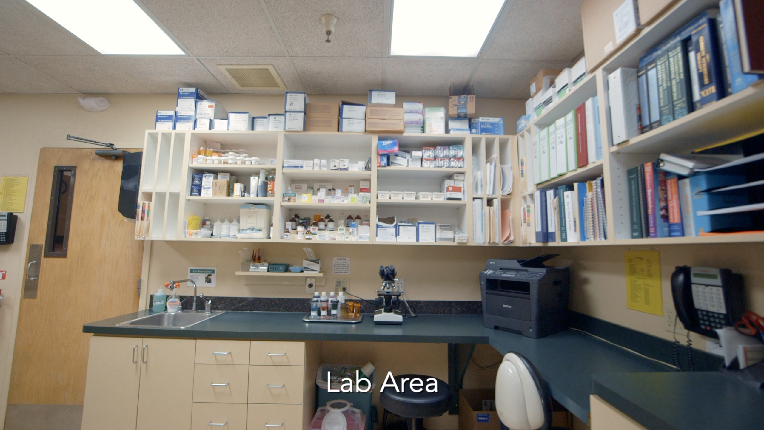 Mt. Diablo Veterinary Medical Center Laboratory area