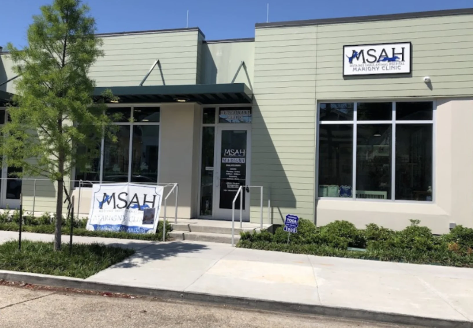 Metairie Small Animal Hospital (MSAH) - Marigny Clinic Exterior Metairie Small Animal Hospital (MSAH) - Marigny Clinic Exterior