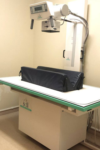 X ray equipment at Valley Animal Hospital