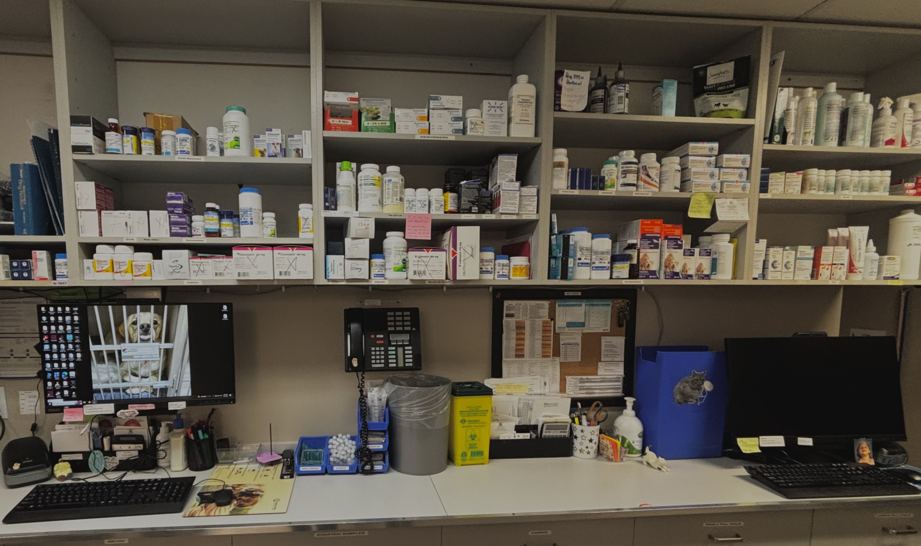 Pharmacy with medication of every kind