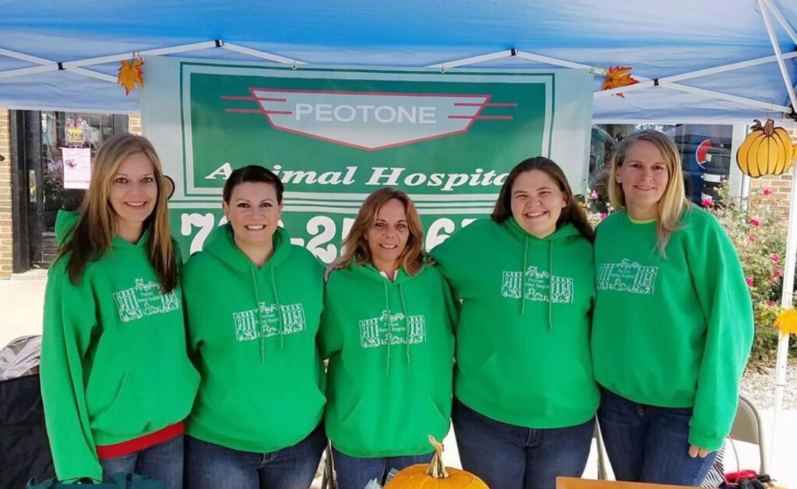 Peotone Animal Hospital's group staff photo Peotone Animal Hospital's group staff photo