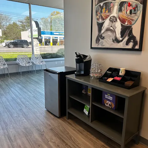 Keystone Veterinary Care Waiting Room Coffee Station Keystone Veterinary Care Waiting Room Coffee Station