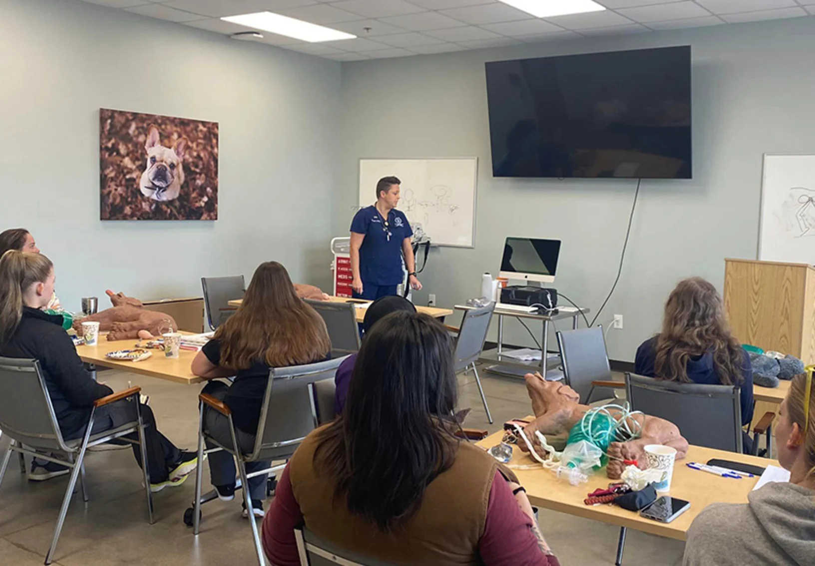 Staff in training Staff in training