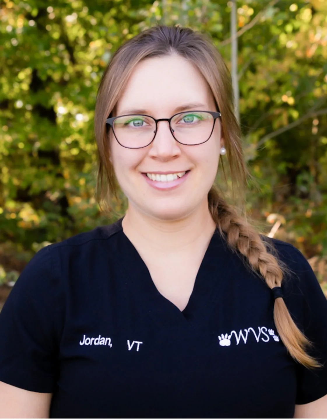 Jordan Giroux in her scrubs Jordan Giroux in her scrubs