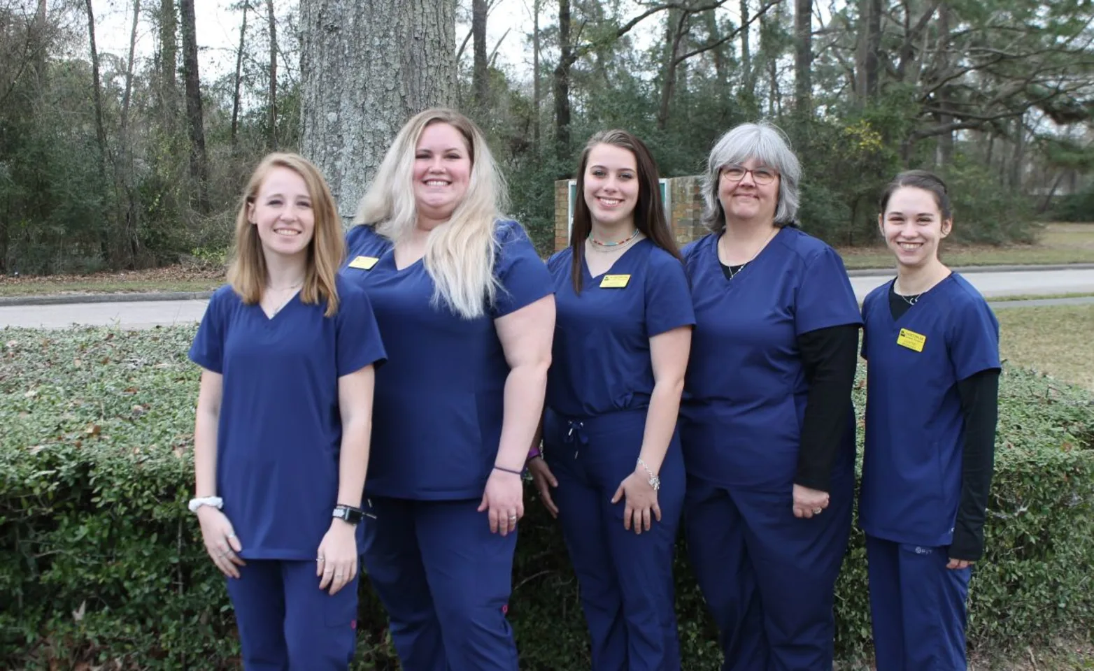 The veterinary receptionists at Northpark Animal Hospital