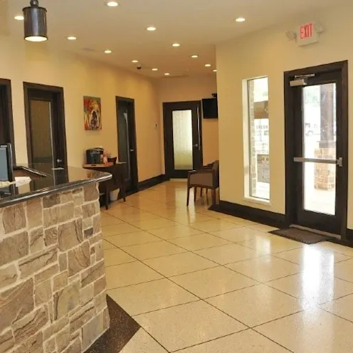 The lobby of Emergency Pet Care. The lobby of Emergency Pet Care.