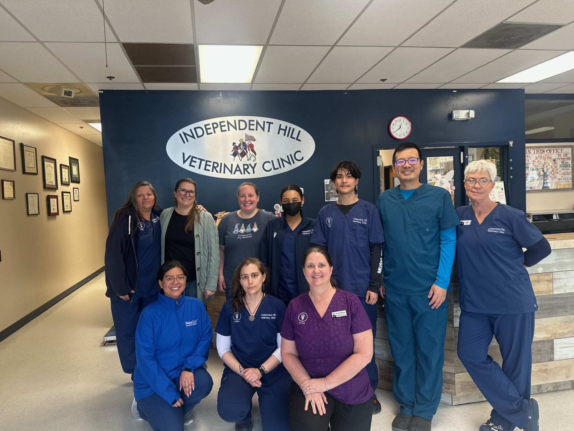  Staff at Independent Hill Veterinary Clinic