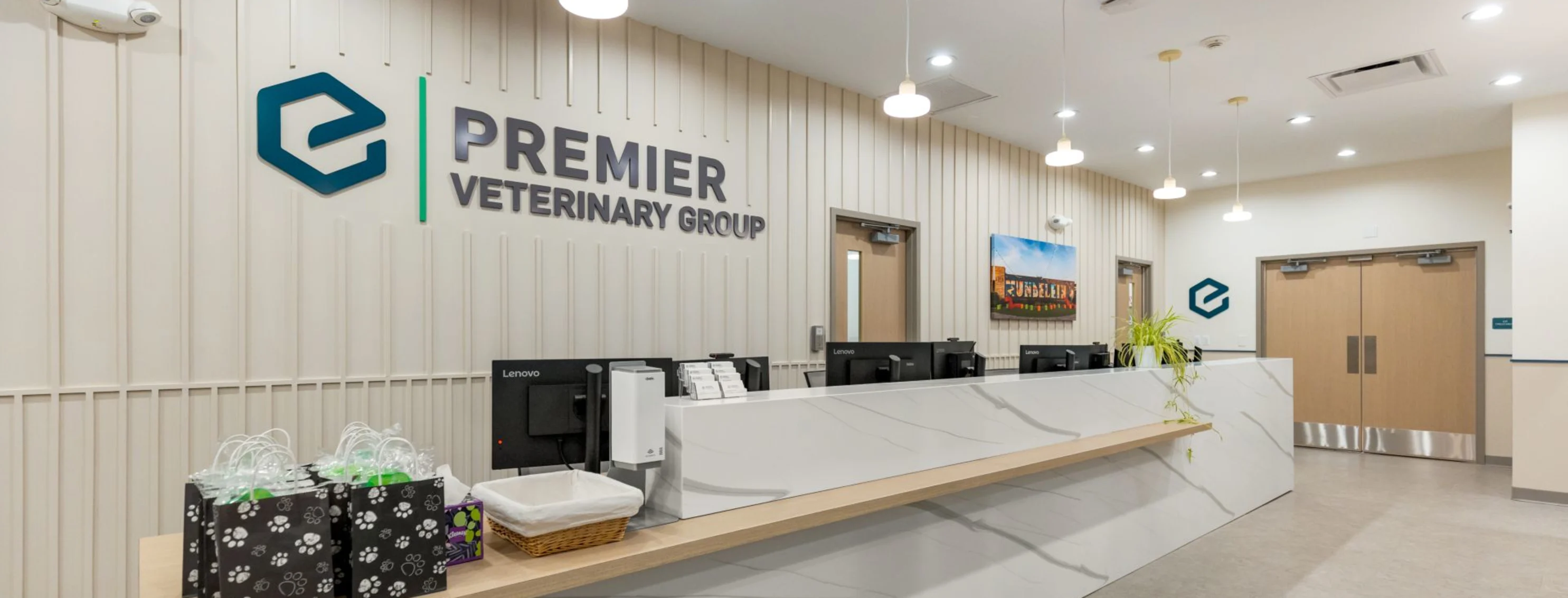 Interior of Premier Vet Group Lobby Interior of Premier Vet Group Lobby