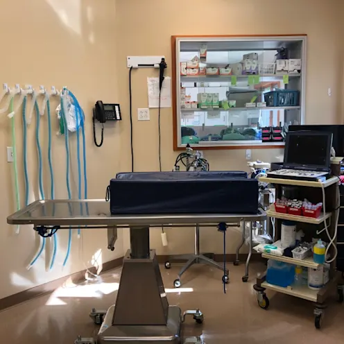 Exam Room with Equipment Exam Room with Equipment