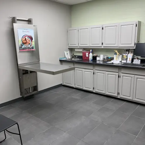 The fourth exam room of Pet Haven Veterinary Clinic