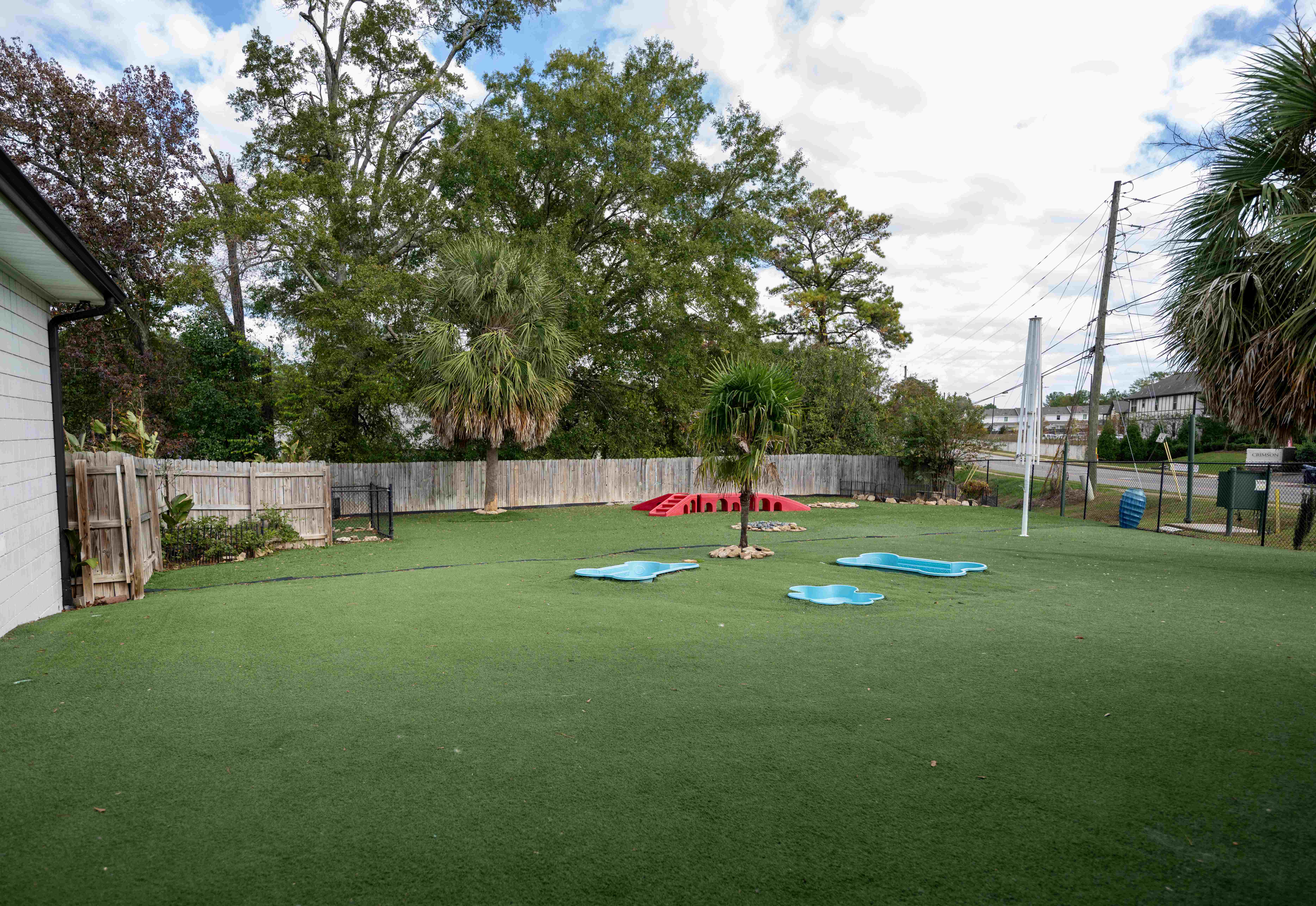 Club Mutt outdoor area  with pools