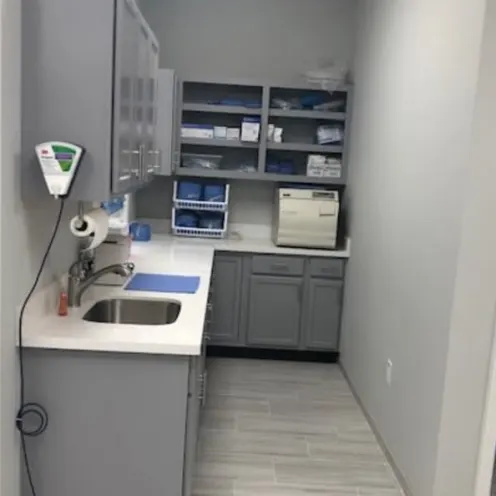 Longwood Animal and Pet Resort sink and counter Longwood Animal and Pet Resort sink and counter