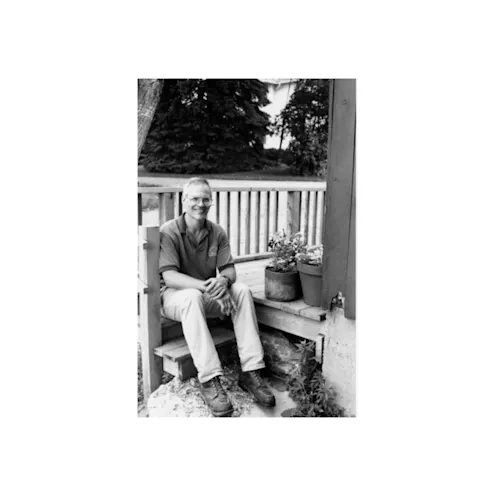 A black and white photo of Dr. Langer A black and white photo of Dr. Langer