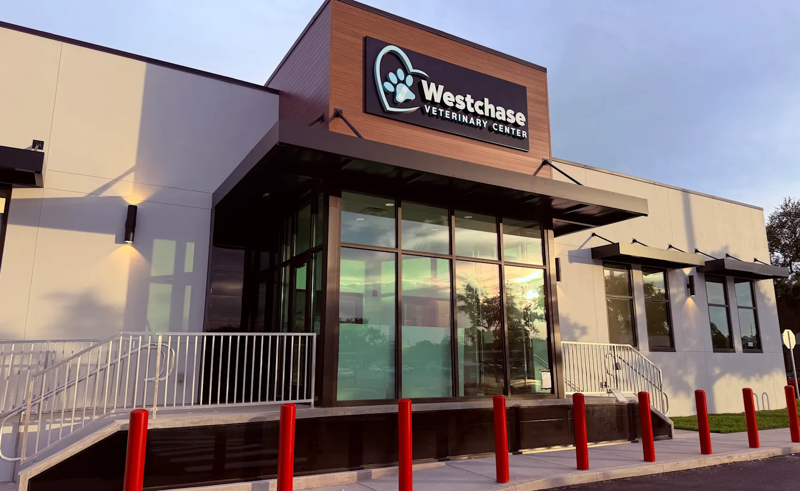 An image of both buildings for Westchase Veterinary Center & Emergency An image of both buildings for Westchase Veterinary Center & Emergency