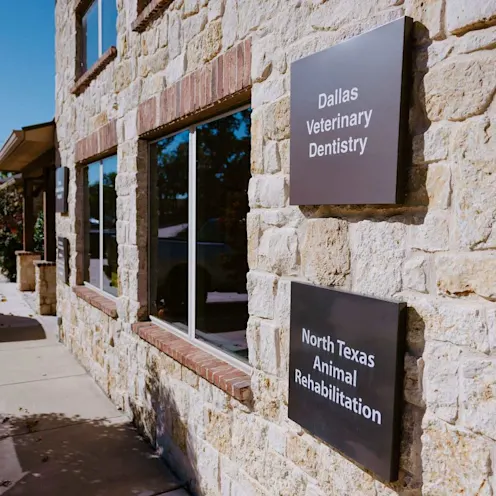 Exterior view of the side of the hospital building. Exterior view of the side of the hospital building.
