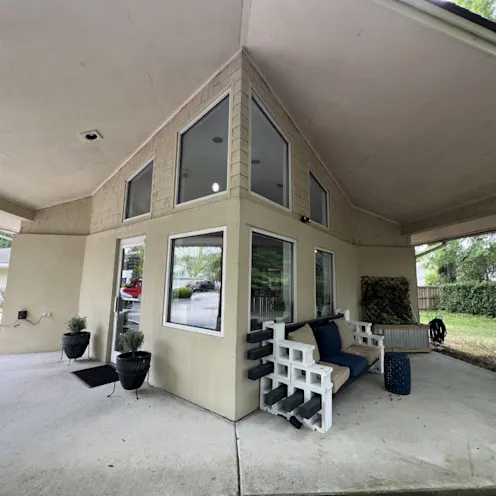 Outdoor Area at Hanover Regional Animal Hospital Outdoor Area at Hanover Regional Animal Hospital