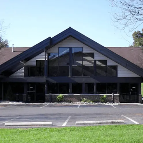Front entrance to Oley Valley Animal Clinic in Oley, Pennsylvania. Front entrance to Oley Valley Animal Clinic in Oley, Pennsylvania.