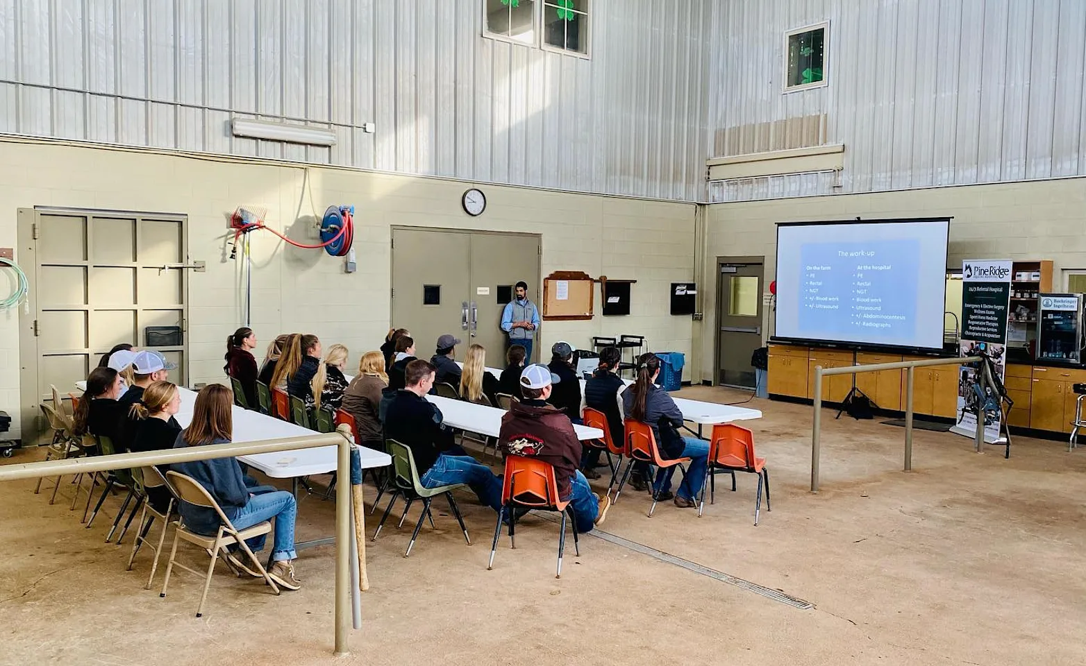 Training room for staff improvement and learning