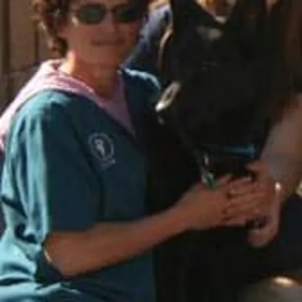 Dr. Donna Valori with dog