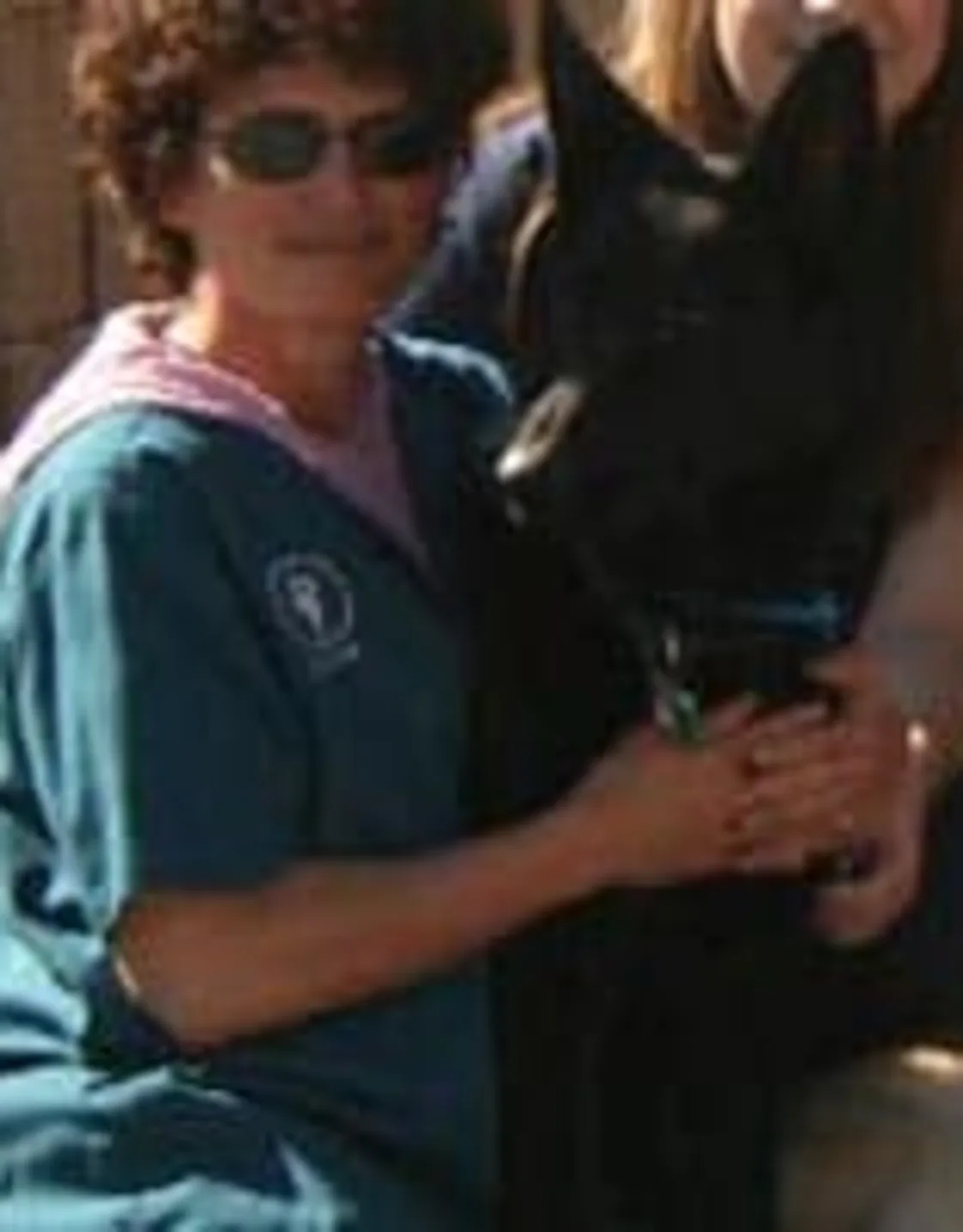 Dr. Donna Valori with dog Dr. Donna Valori with dog