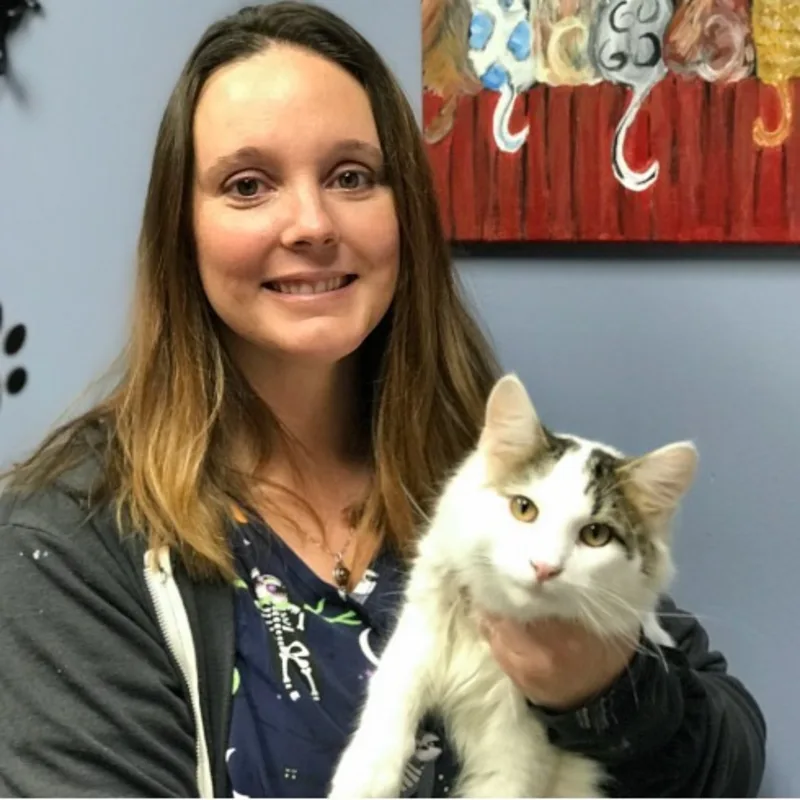 Alaina Olson, certified veterinary assistant and pound adoption coordinator Alaina Olson, certified veterinary assistant and pound adoption coordinator