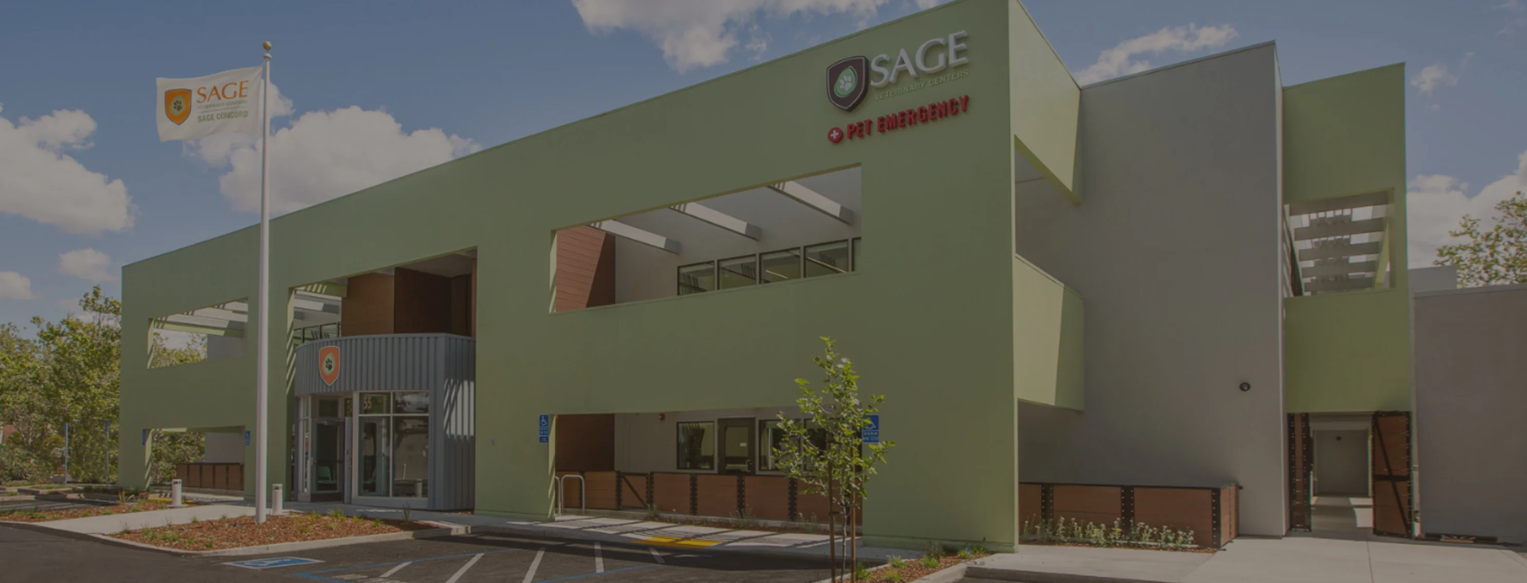 Exterior of SAGE Veterinary Center - Concord