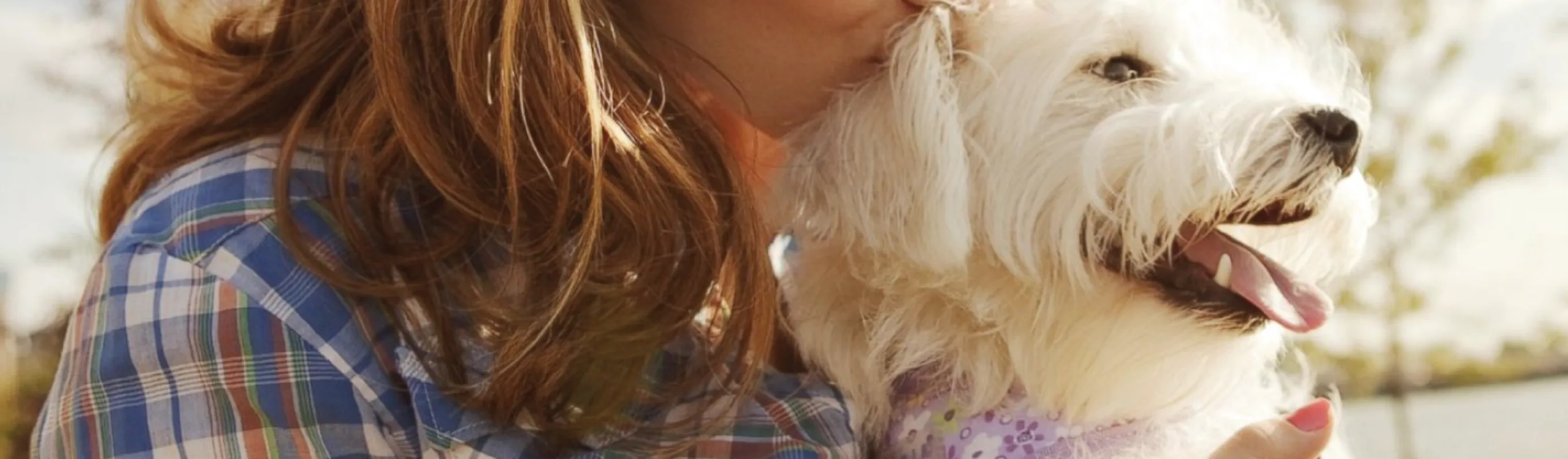 The Pet Ranch Woman Kissing Dog on Head The Pet Ranch Woman Kissing Dog on Head