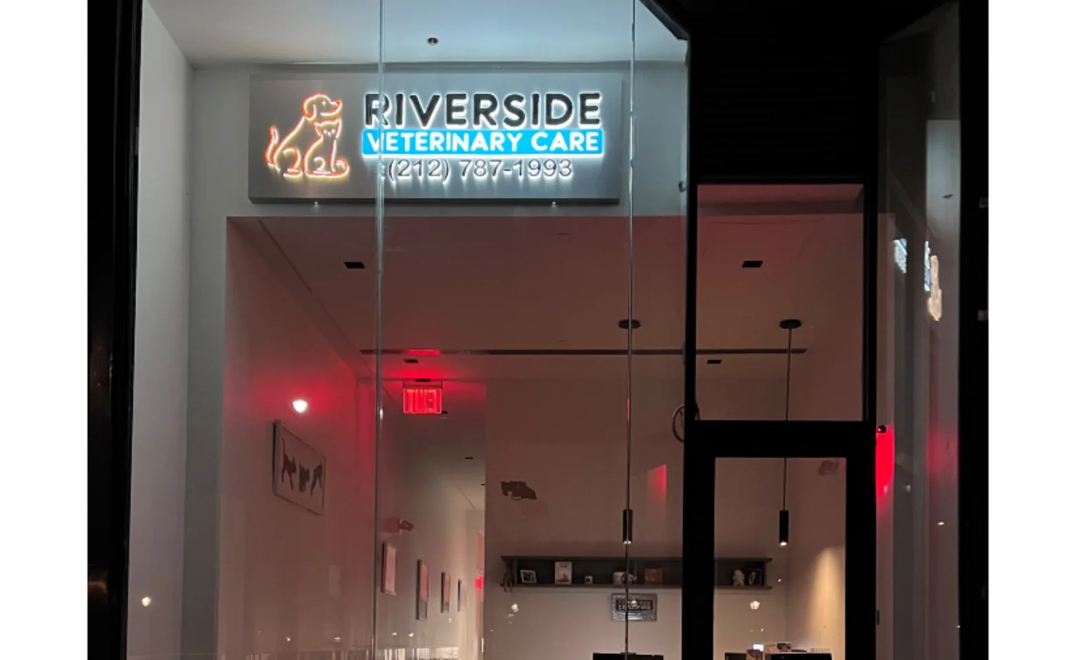Front Entrance of Riverside Animal Hospital South Front Entrance of Riverside Animal Hospital South