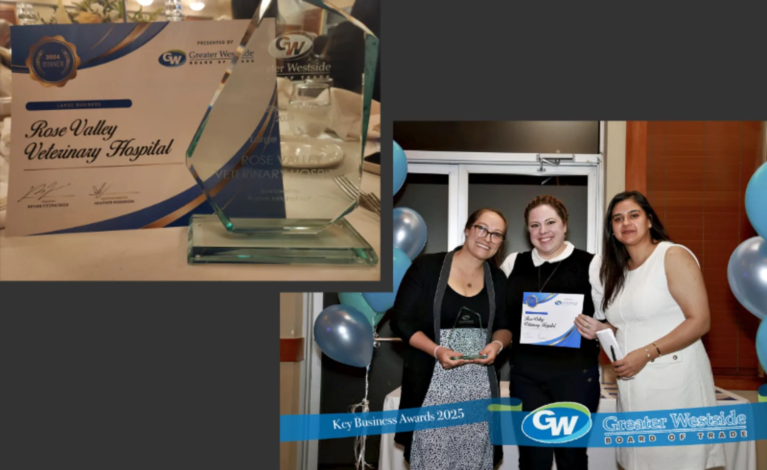 2024 Greater Westside Award for Rose Valley Veterinary Hospital 2024 Greater Westside Award for Rose Valley Veterinary Hospital