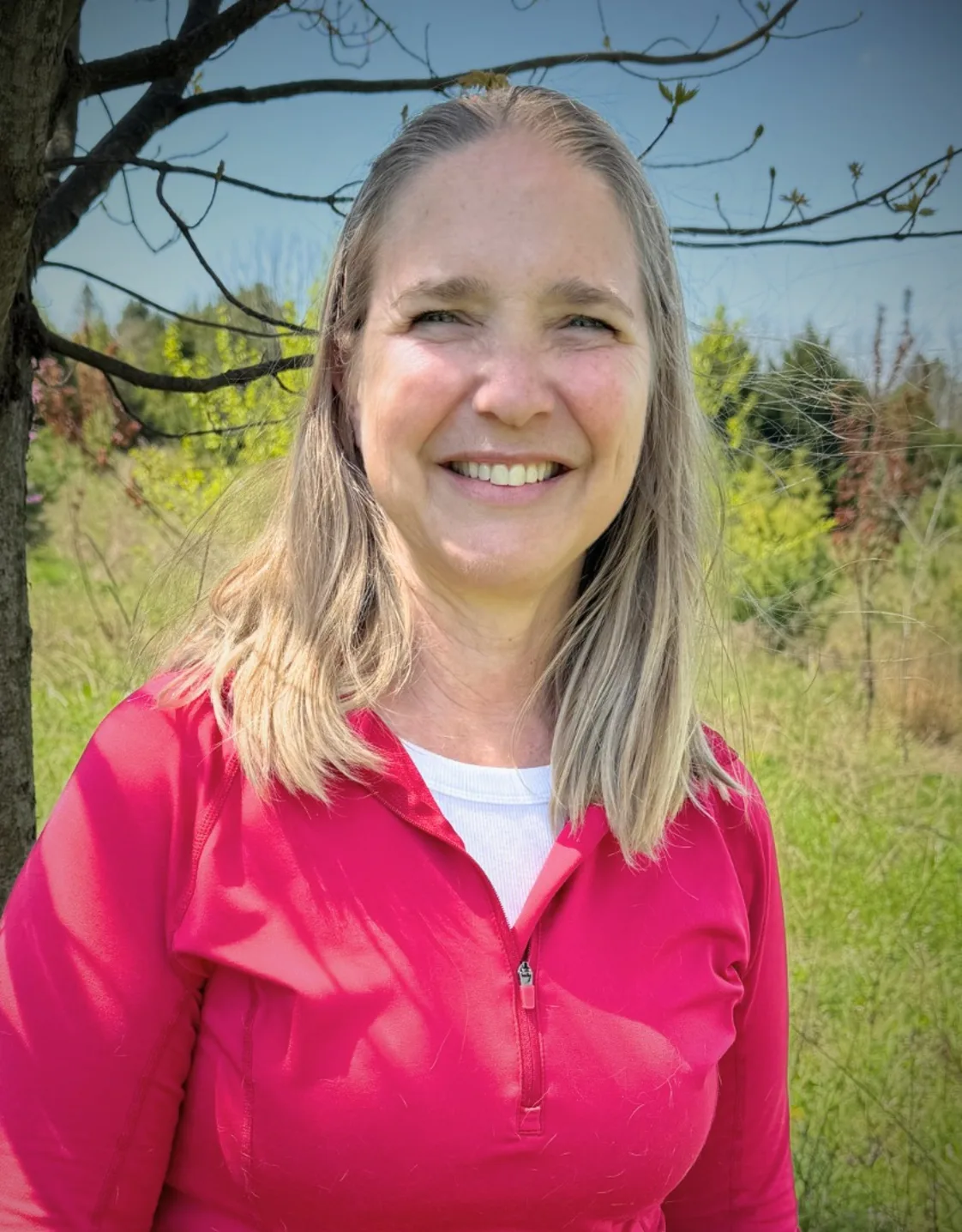 Photo of Doctor Clauser and a black dog Photo of Doctor Clauser and a black dog