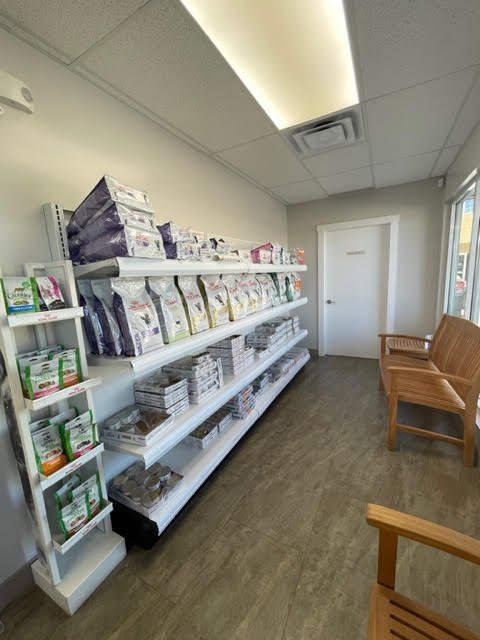 Cat Food and Waiting Area