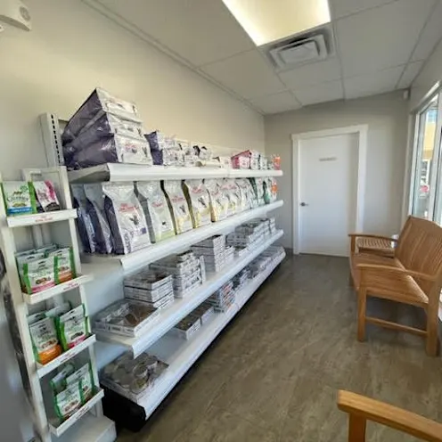 Cat Food and Waiting Area Cat Food and Waiting Area