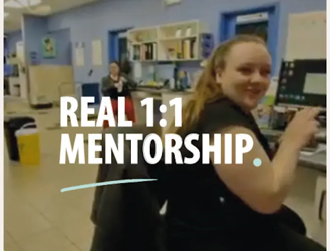 Real 1:1 Mentorship Real 1:1 Mentorship