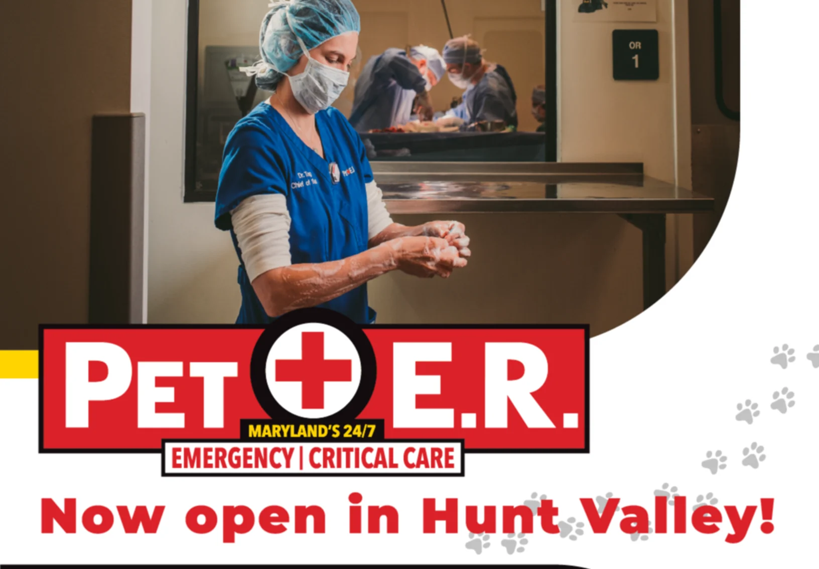 Doctor Scrubbing in for surgery. Now open in Hunt Valley! (HUNT VALLEY ADDRESS)