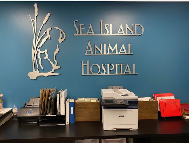 The interior logo of Sea Island 