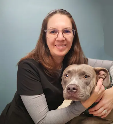Kriss, a Veterinary Technician at Cheyenne Tonopah Animal Hospital Kriss, a Veterinary Technician at Cheyenne Tonopah Animal Hospital