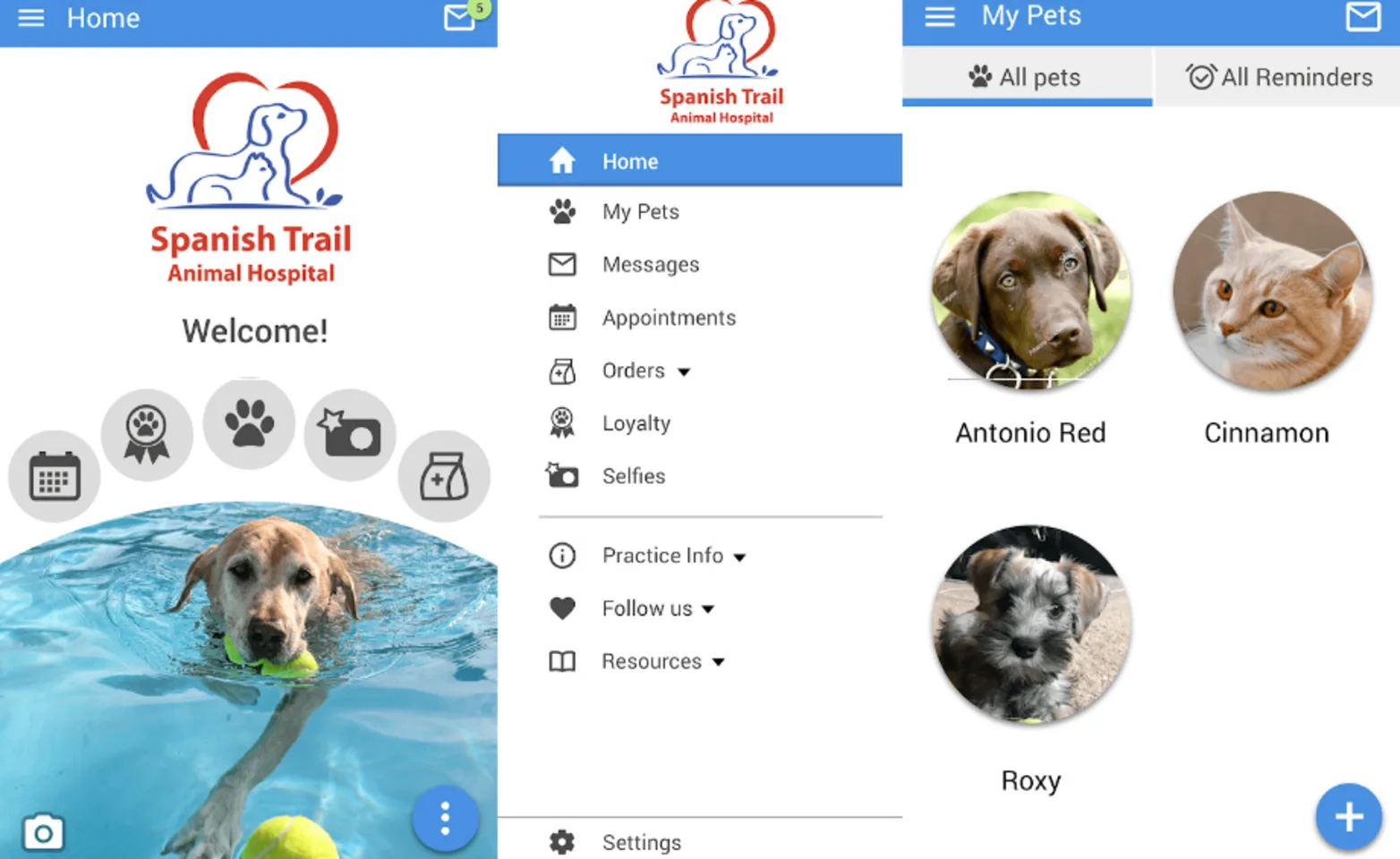 Spanish Trail Animal Hospital App