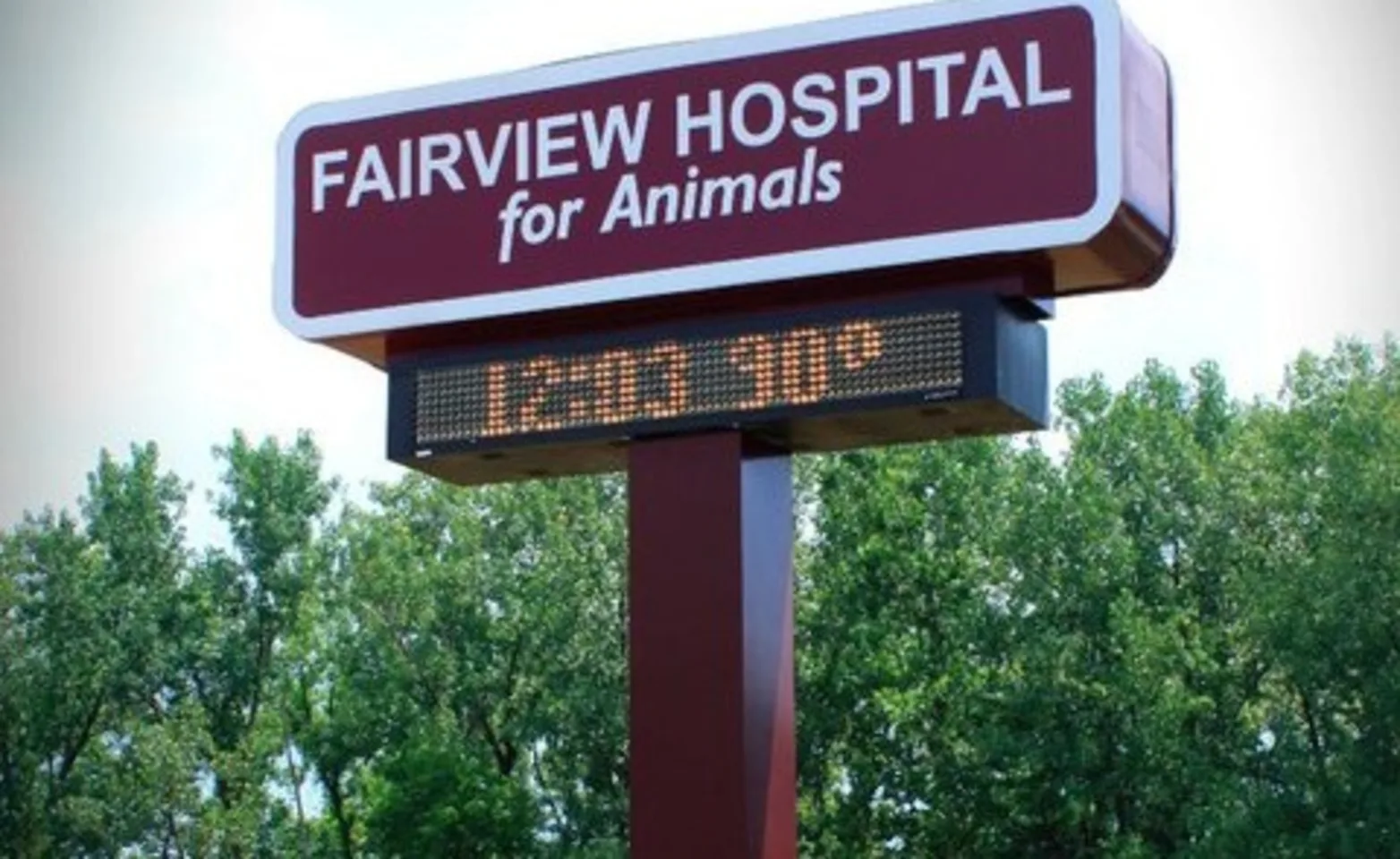 hospital sign