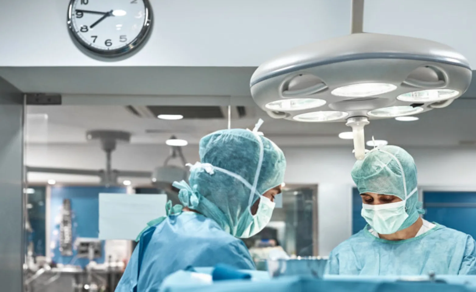 Staff in an operation Staff in an operation