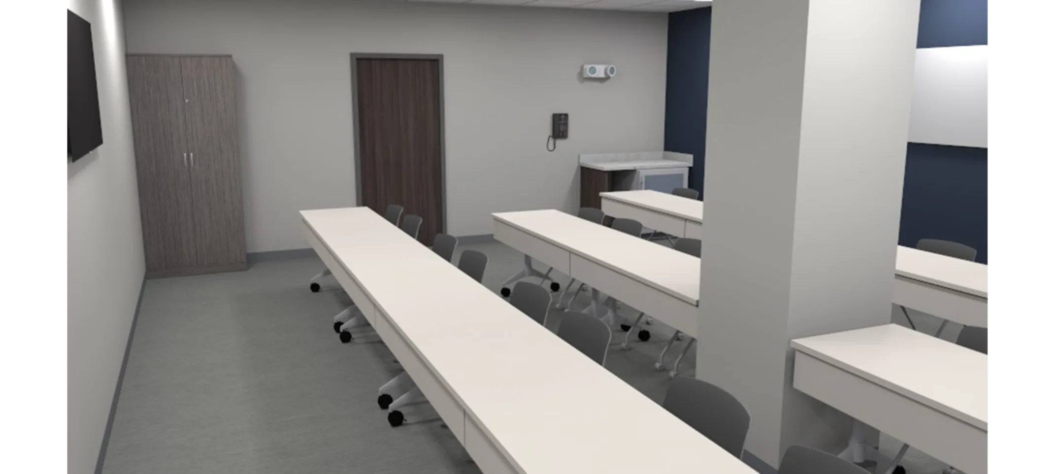 Interior Rendering of conference room