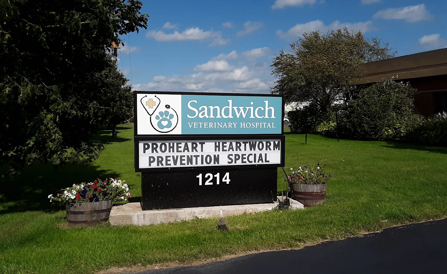 Sandwich Veterinary Hospital Hospital Sign